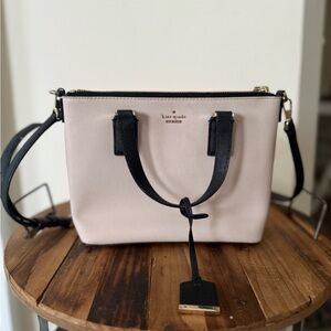 Kate Spade Black and Cream Women's Bag